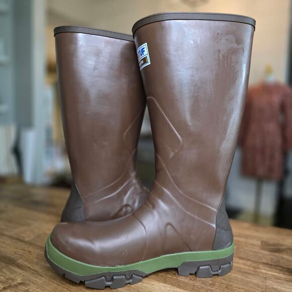 Xtratuf Legacy 12” Neoprene Rubber Boots Brown Waterproof Men’s Size 11 main image 7